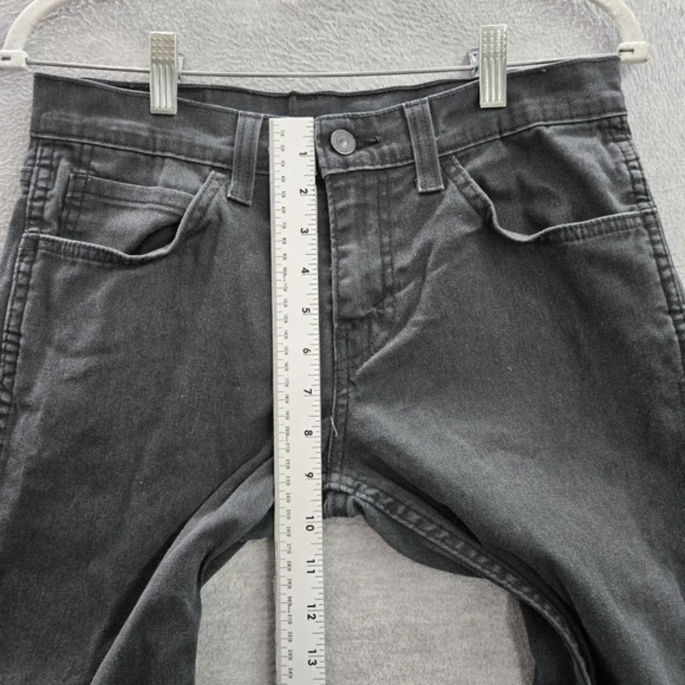 Levi's 511‎ Men Jeans 29X30 Black Denim Slim Fit Cotton Polyester Elastane